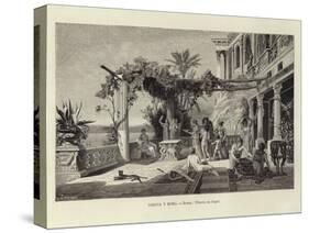 Greece and Rome - Rome: Tiberius in Capri-Ludwig Hans Fischer-Stretched Canvas