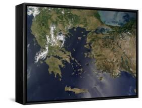 Greece and Turkey-Stocktrek Images-Framed Stretched Canvas