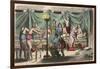 Greece at the time of the Republics: Banquet and gymnastic,-Heinrich Leutemann-Framed Giclee Print