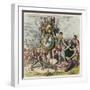 Greece at the time of the Republics: The victors erect signs of their victory on the battlefield,-Heinrich Leutemann-Framed Giclee Print
