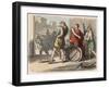 Greece at the time of the Republics: Warriors wear their armor,-Heinrich Leutemann-Framed Giclee Print