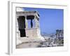 Greece, Athens, Acropolis, Caryatids Loggia of Erechtheum, 5th Century BC-null-Framed Giclee Print