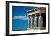 Greece Athens Acropolis Statues-Vladimir Kostka-Framed Art Print