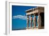 Greece Athens Acropolis Statues-Vladimir Kostka-Framed Art Print