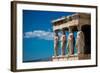 Greece Athens Acropolis Statues-Vladimir Kostka-Framed Art Print