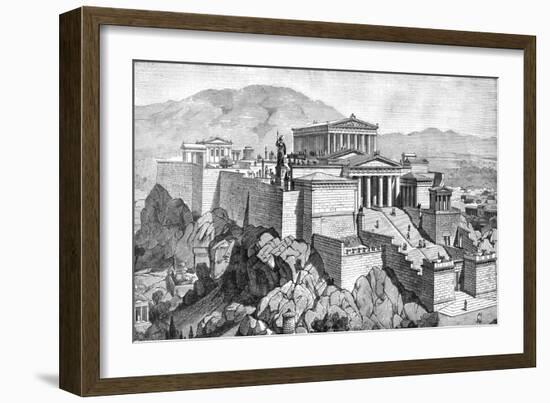 Greece, Athens, Acropolis-null-Framed Art Print