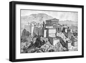 Greece, Athens, Acropolis-null-Framed Art Print