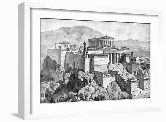 Greece, Athens, Acropolis-null-Framed Art Print