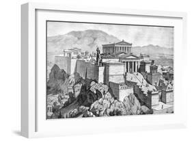 Greece, Athens, Acropolis-null-Framed Art Print