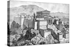 Greece, Athens, Acropolis-null-Stretched Canvas