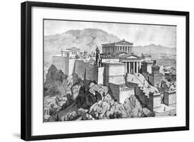 Greece, Athens, Acropolis-null-Framed Art Print