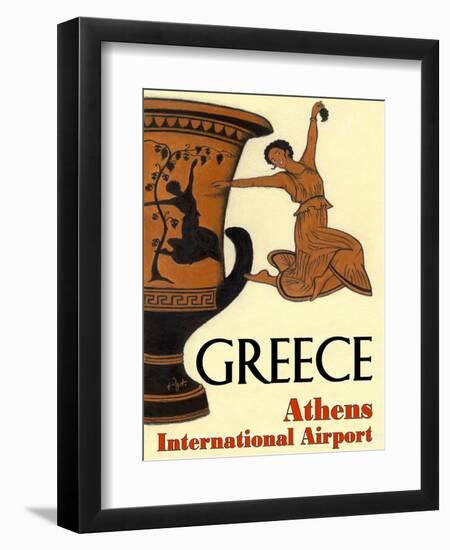 Greece Athens Airport-Jean Pierre Got-Framed Art Print