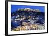 Greece, Athens of Monastiraki Square and Acropolis-Walter Bibikow-Framed Photographic Print