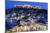 Greece, Athens of Monastiraki Square and Acropolis-Walter Bibikow-Mounted Photographic Print