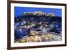 Greece, Athens of Monastiraki Square and Acropolis-Walter Bibikow-Framed Photographic Print