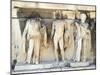 Greece, Athens, the Acropolis of Athens, Dionysus Theatre, Reliefs of Proscenium-null-Mounted Giclee Print