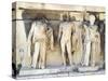 Greece, Athens, the Acropolis of Athens, Dionysus Theatre, Reliefs of Proscenium-null-Stretched Canvas