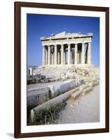 Greece, Athens, the Acropolis of Athens, West Facade of Parthenon,5th Century BC, Ancient Greece-null-Framed Giclee Print