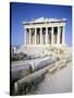 Greece, Athens, the Acropolis of Athens, West Facade of Parthenon,5th Century BC, Ancient Greece-null-Stretched Canvas