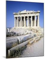 Greece, Athens, the Acropolis of Athens, West Facade of Parthenon,5th Century BC, Ancient Greece-null-Mounted Giclee Print