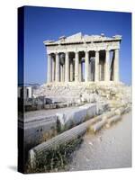 Greece, Athens, the Acropolis of Athens, West Facade of Parthenon,5th Century BC, Ancient Greece-null-Stretched Canvas