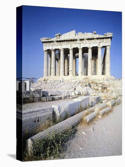 Greece, Athens, the Acropolis of Athens, West Facade of Parthenon,5th Century BC, Ancient Greece-null-Stretched Canvas