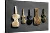 Greece, Athens, Violin-Shaped Female Marble Figurines-null-Stretched Canvas