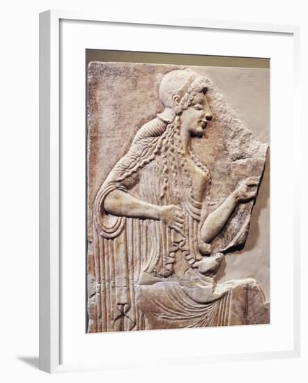 Greece, Athens, Votive Bas-Relief Portraying Athena-null-Framed Giclee Print