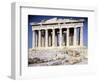 Greece, Athens, West Facade of Parthenon at Acropolis, 5th Century BC-null-Framed Giclee Print