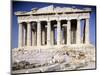 Greece, Athens, West Facade of Parthenon at Acropolis, 5th Century BC-null-Mounted Giclee Print