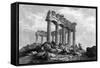 Greece Athens-W Page-Framed Stretched Canvas