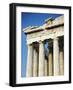 Greece, Attica, Acropolis of Athens Parthenon, Detail of the Western Front-null-Framed Giclee Print