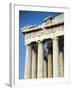 Greece, Attica, Acropolis of Athens Parthenon, Detail of the Western Front-null-Framed Giclee Print