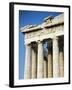 Greece, Attica, Acropolis of Athens Parthenon, Detail of the Western Front-null-Framed Giclee Print