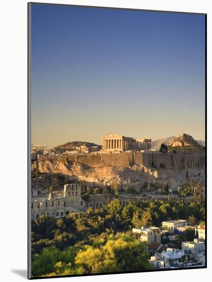 Greece, Attica, Athens, the Acropolis and Parthenon-Michele Falzone-Mounted Photographic Print