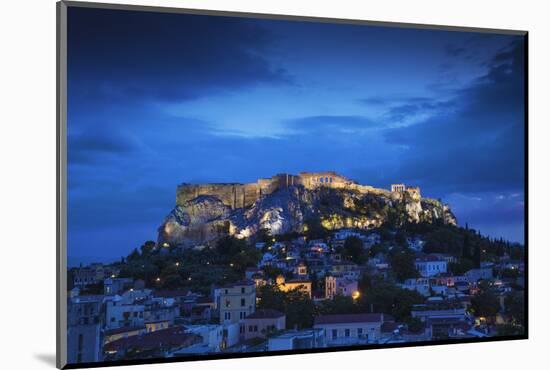 Greece, Attica, Athens, View of Plaka and the Acropolis-Jane Sweeney-Mounted Photographic Print