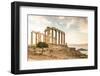 Greece, Attica, Cape Sounion, Temple of Poseidon-Jane Sweeney-Framed Photographic Print