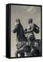 Greece, Central Macedonia, Pella, Statue of Alexander the Great-Walter Bibikow-Framed Stretched Canvas