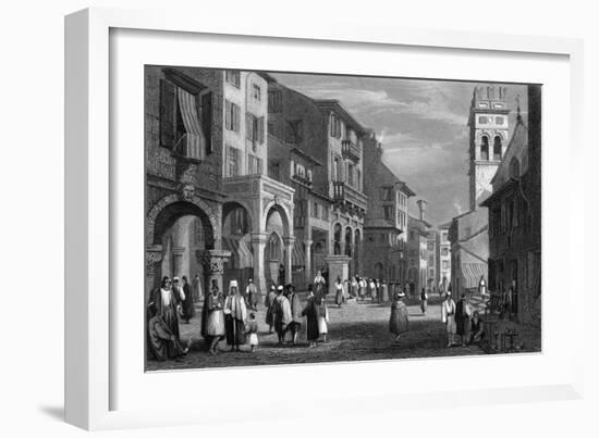 Greece Corfu-Samuel Prout-Framed Art Print