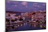 Greece, Crete, Agios Nikolaos, Lake Voulismeni, Dusk-Catharina Lux-Mounted Photographic Print