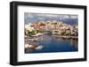 Greece, Crete, Agios Nikolaos, Lake Voulismeni-Catharina Lux-Framed Photographic Print