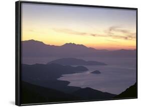 Greece, Crete, Agios Nikolaos, Mirabello Bay, Sunset-Thonig-Framed Photographic Print