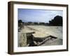 Greece, Crete, Central Court Near Royal Apartments at Phaistos Palace-null-Framed Giclee Print