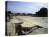 Greece, Crete, Central Court Near Royal Apartments at Phaistos Palace-null-Stretched Canvas