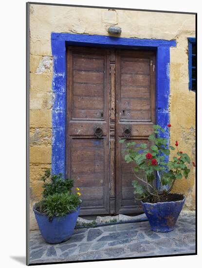 Greece, Crete, Chania. Doorway-Hollice Looney-Mounted Photographic Print