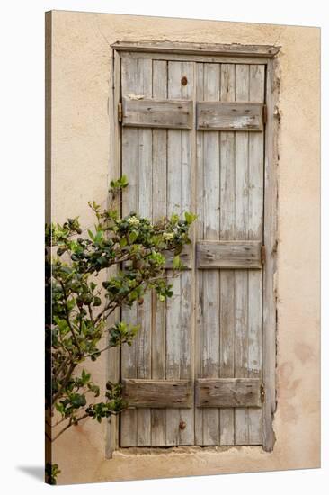 Greece, Crete, Chania, doorway-Hollice Looney-Stretched Canvas