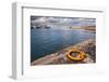 Greece, Crete, Chania, Harbour, Fixing Ring-Catharina Lux-Framed Photographic Print