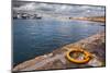 Greece, Crete, Chania, Harbour, Fixing Ring-Catharina Lux-Mounted Photographic Print