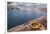 Greece, Crete, Chania, Harbour, Fixing Ring-Catharina Lux-Framed Photographic Print