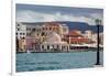 Greece, Crete, Chania, Venetian Harbour, Mosque-Catharina Lux-Framed Photographic Print